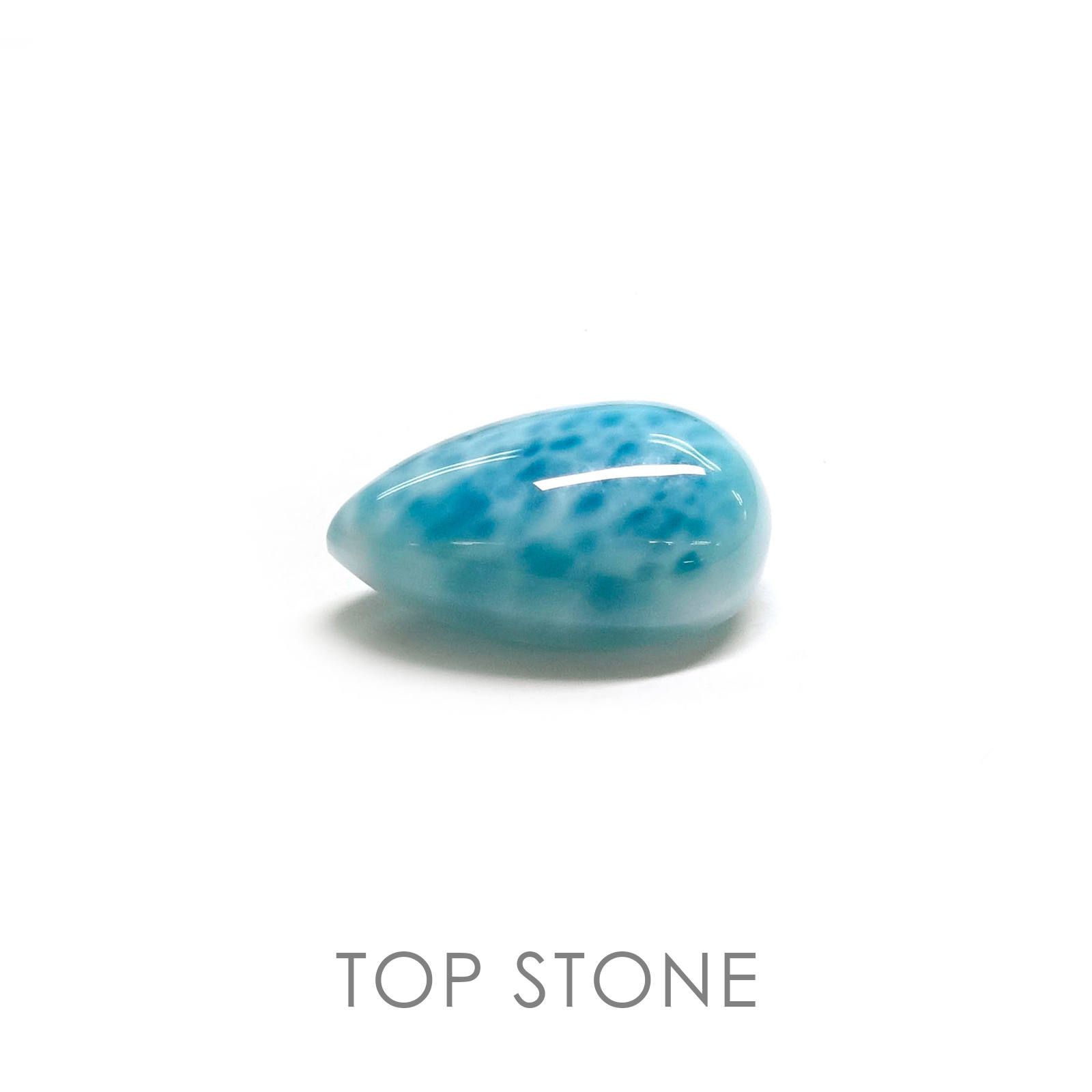 ラリマー ドミニカ産 ルース 14.85ct[20052288]20.1×11.7mm前後