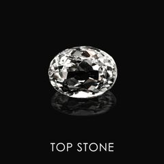 ゴッシェナイト ブラジル産 ルース 1.47ct[20052261]7.7×5.9mm前後