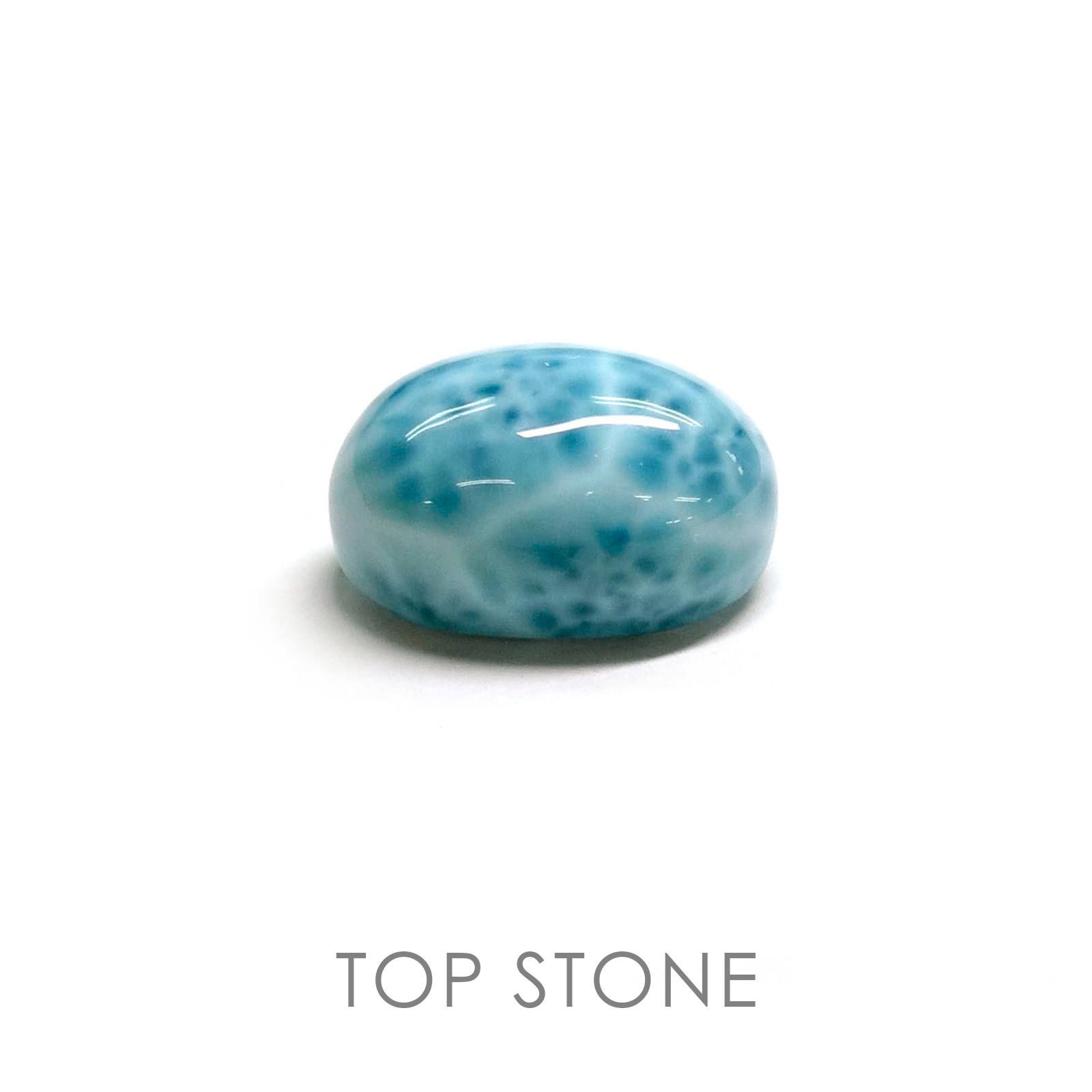 ラリマー ドミニカ産 ルース 14.85ct[20052286]17.2×12.1mm前後