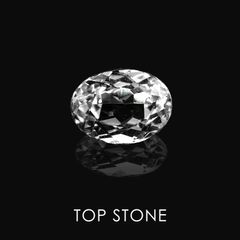ゴッシェナイト ブラジル産 ルース 1.43ct[20052262]7.7×5.8mm前後