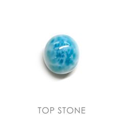 ラリマー ドミニカ産 ルース 14.10ct[20052284]13.4×12.2mm前後
