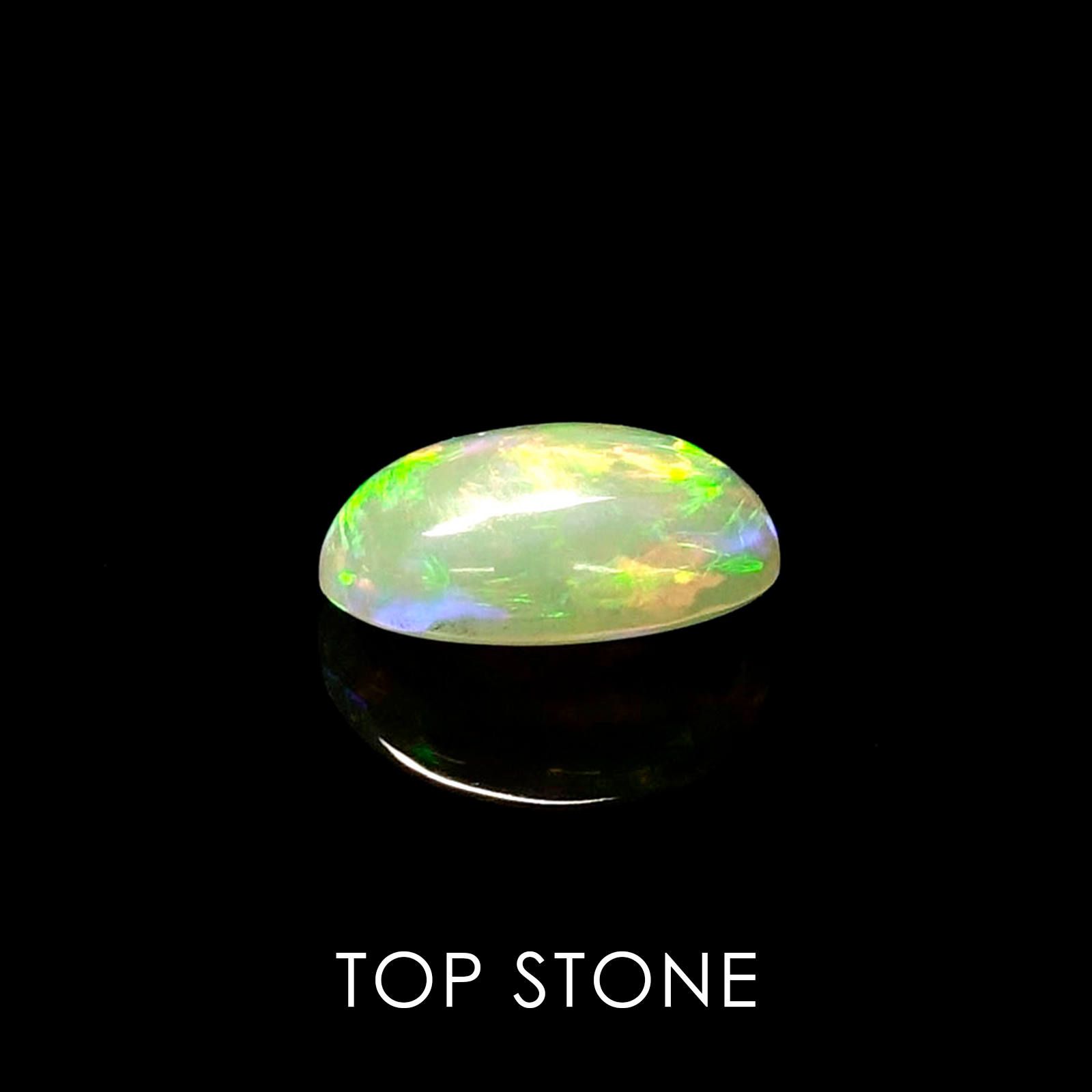 エチオピアオパール(宝石名オパール) エチオピア産 1.83ct 識別済[20052405]10.7×8.7mm前後