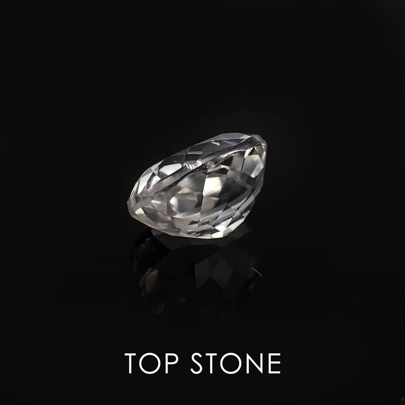 ゴッシェナイト ブラジル産 ルース 3.08ct[]10.1×7.9mm前後