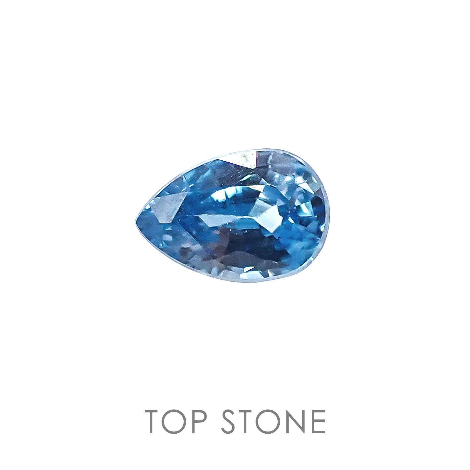 ブルージルコン カンボジア産 ルース 0.83ct[]6.1×4.2mm前後