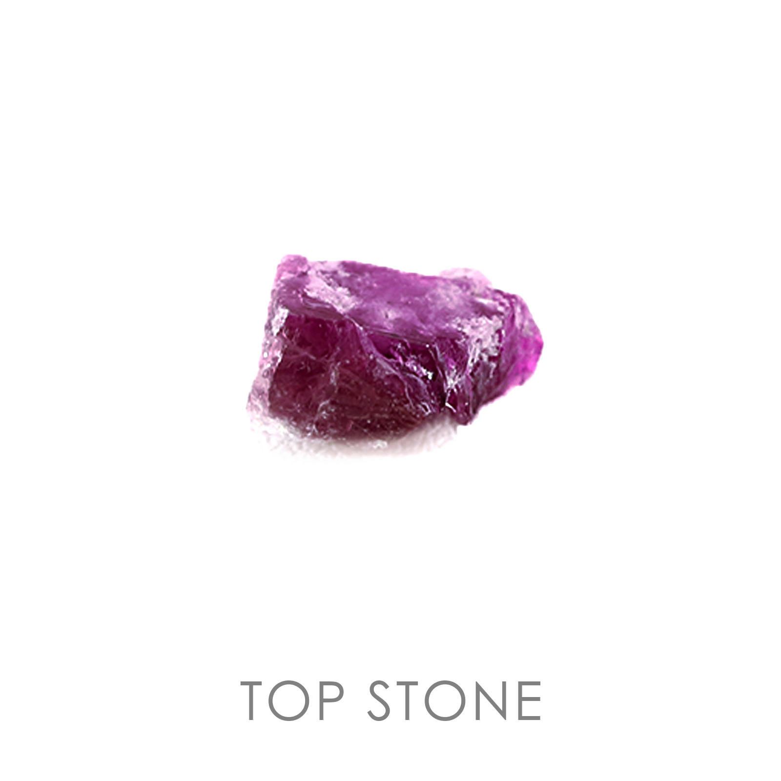 レッドベリル アメリカ・ユタ州産 原石・結晶 2.44ct[20062665]11.3×7.6mm前後