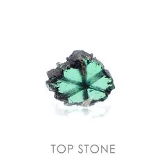 トラピッチェエメラルド(宝石名トラピッチェ・エメラルド) コロンビア産 原石・結晶 0.784ct ソ付(彩珠)[20063341]8.1×6.9mm前後
