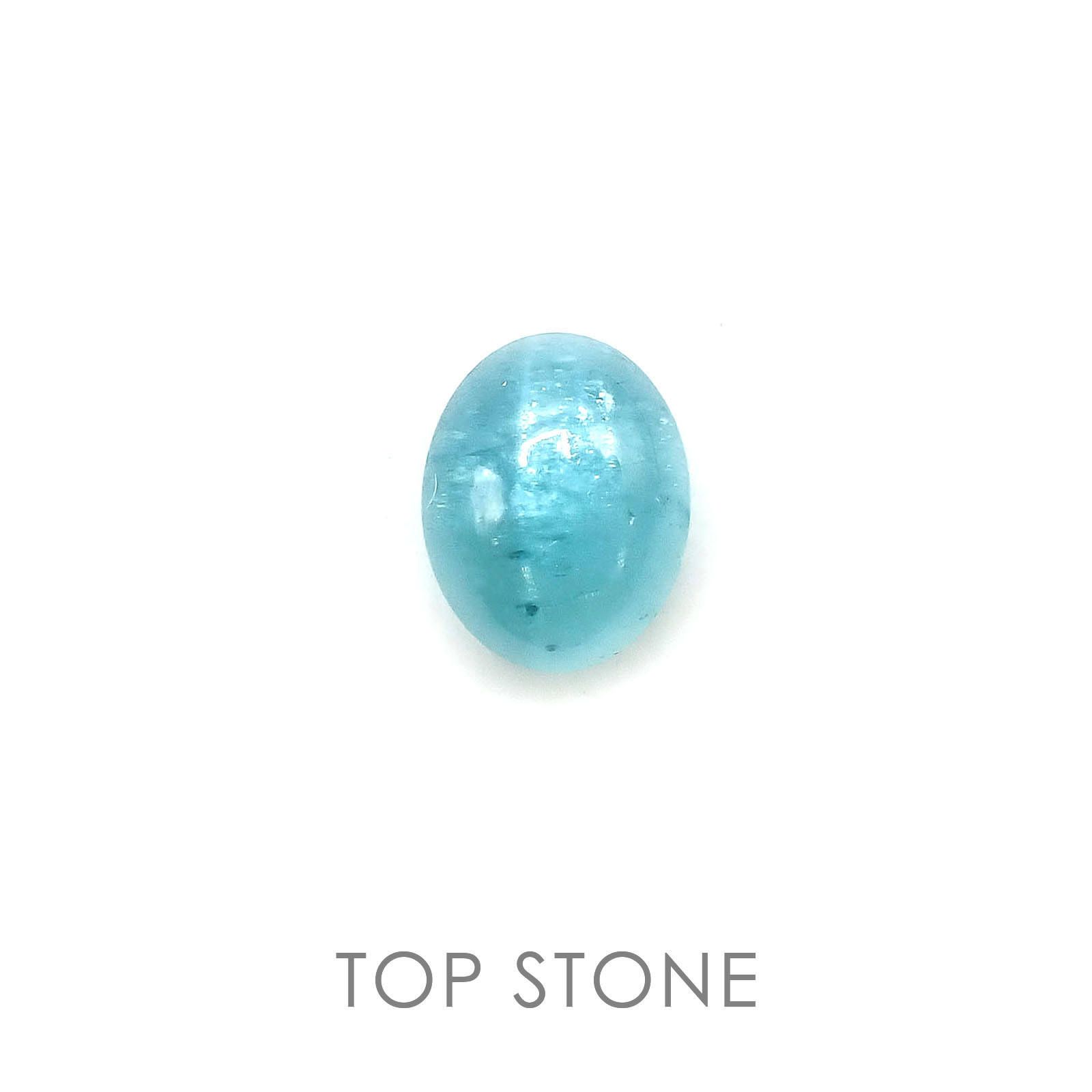 アパタイトキャッツアイ マダガスカル産 ルース 2.12ct[20063168]6.9×8.8mm前後