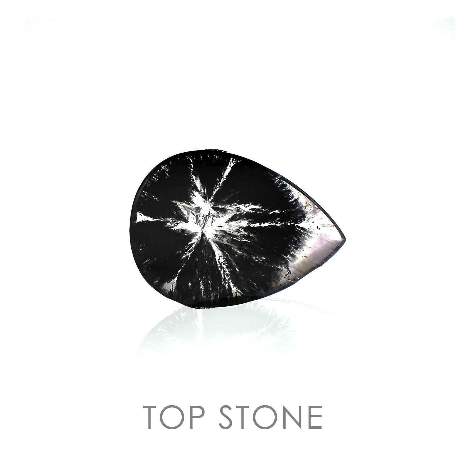 トラピッチェクォーツ ブラジル・ミナスジェライス産(偏光板2枚付き) 8.71ct[20063240]22.2×16.1mm前後