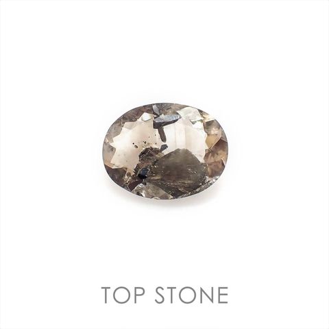 アルセノパイライトインクォーツ 中国産 12.92ct[20063145]19.7×15.2mm前後