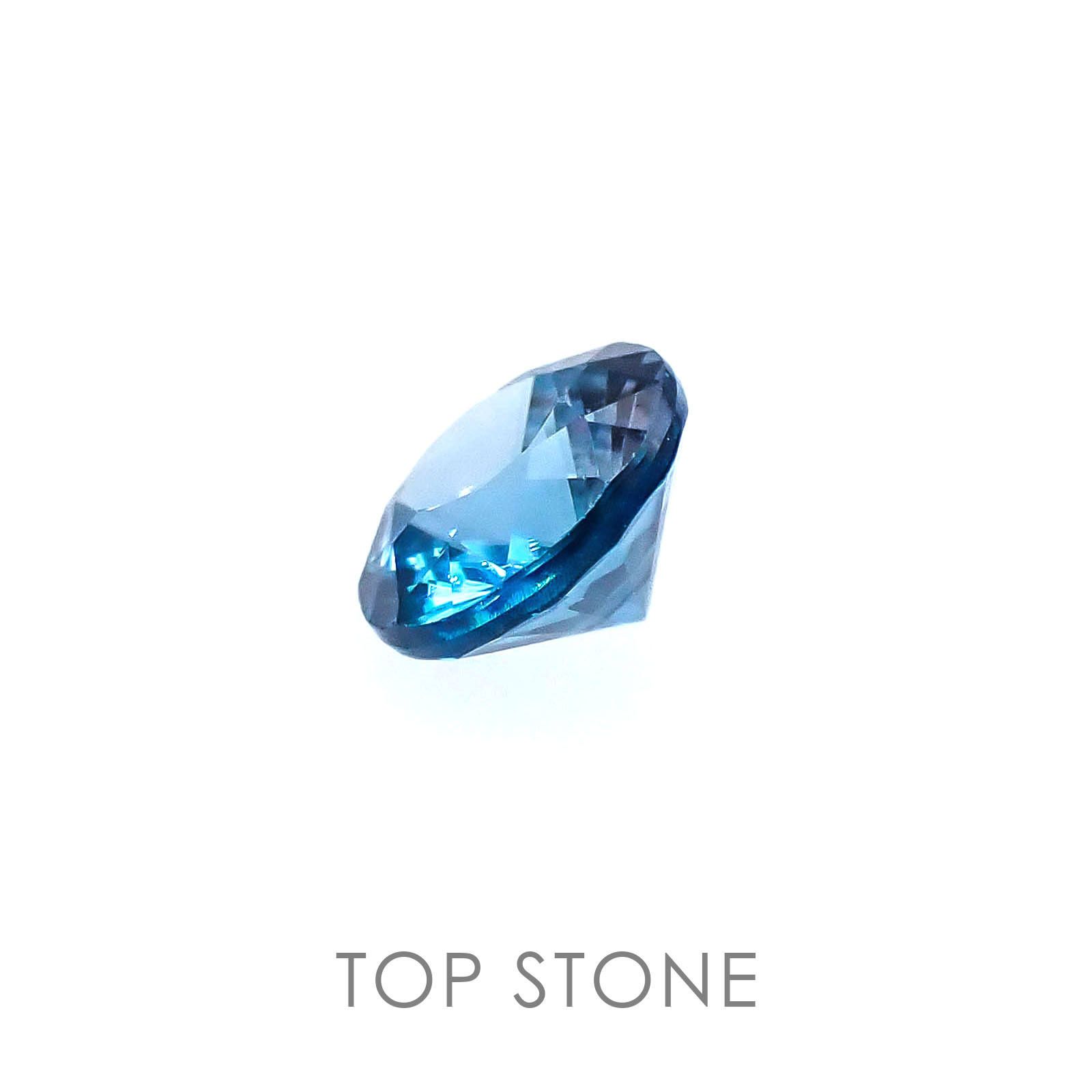 ブルージルコン カンボジア産 ルース 0.7ct[]4.9×4.9mm前後