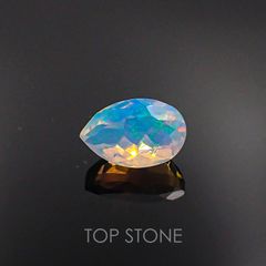 エチオピアンオパール エチオピア産 ルース 0.62ct[20062779]7.6×5mm前後