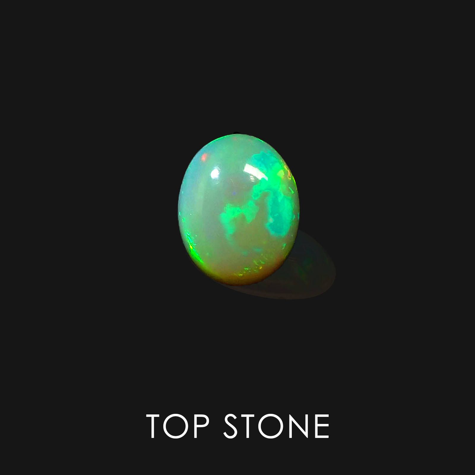 エチオピアオパール(宝石名オパール) エチオピア産 1.16ct 識別済[20063542]10×8.1mm前後