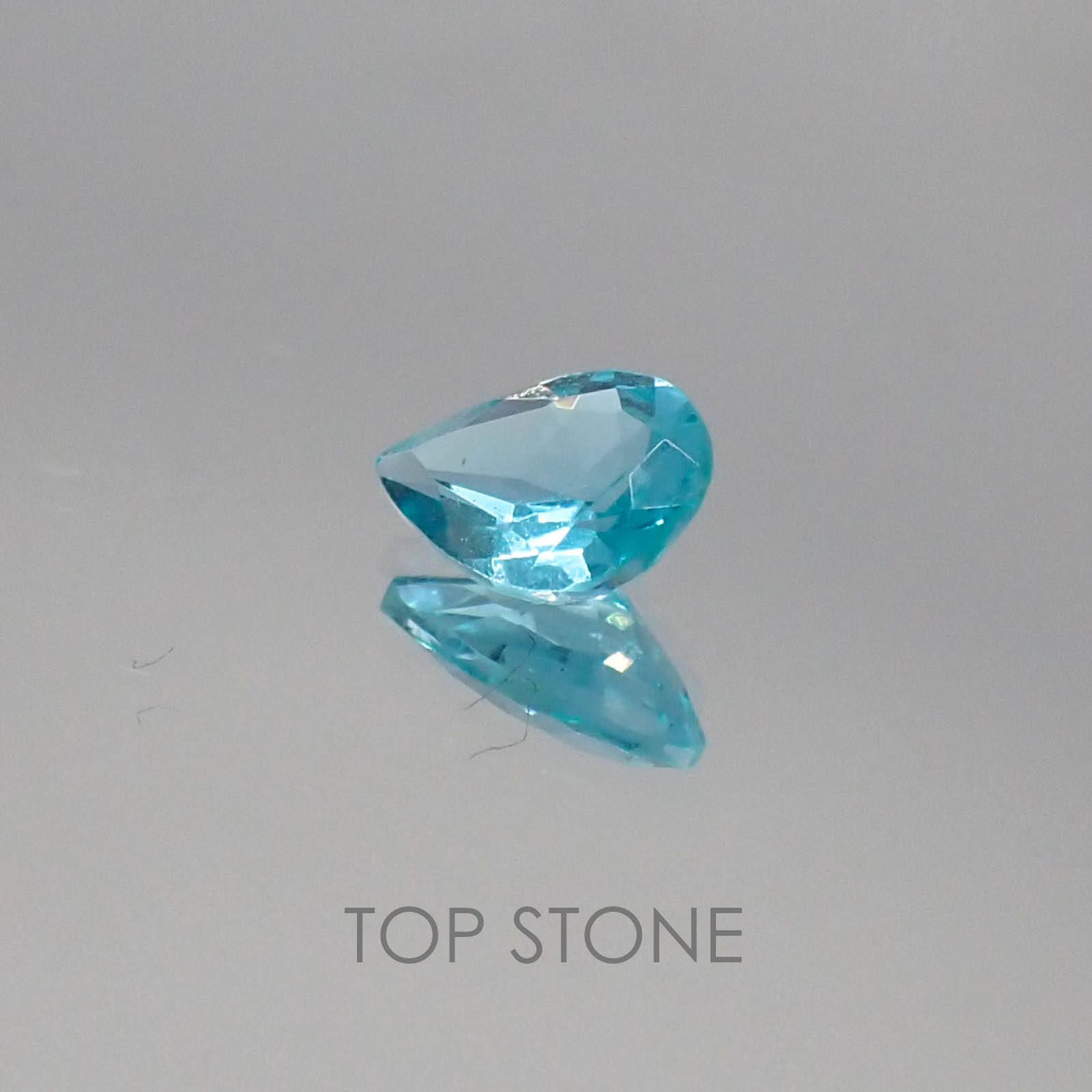 アパタイト(宝石名アパタイト) ブラジル産 0.62ct 識別済[20063388]7×5.1mm前後