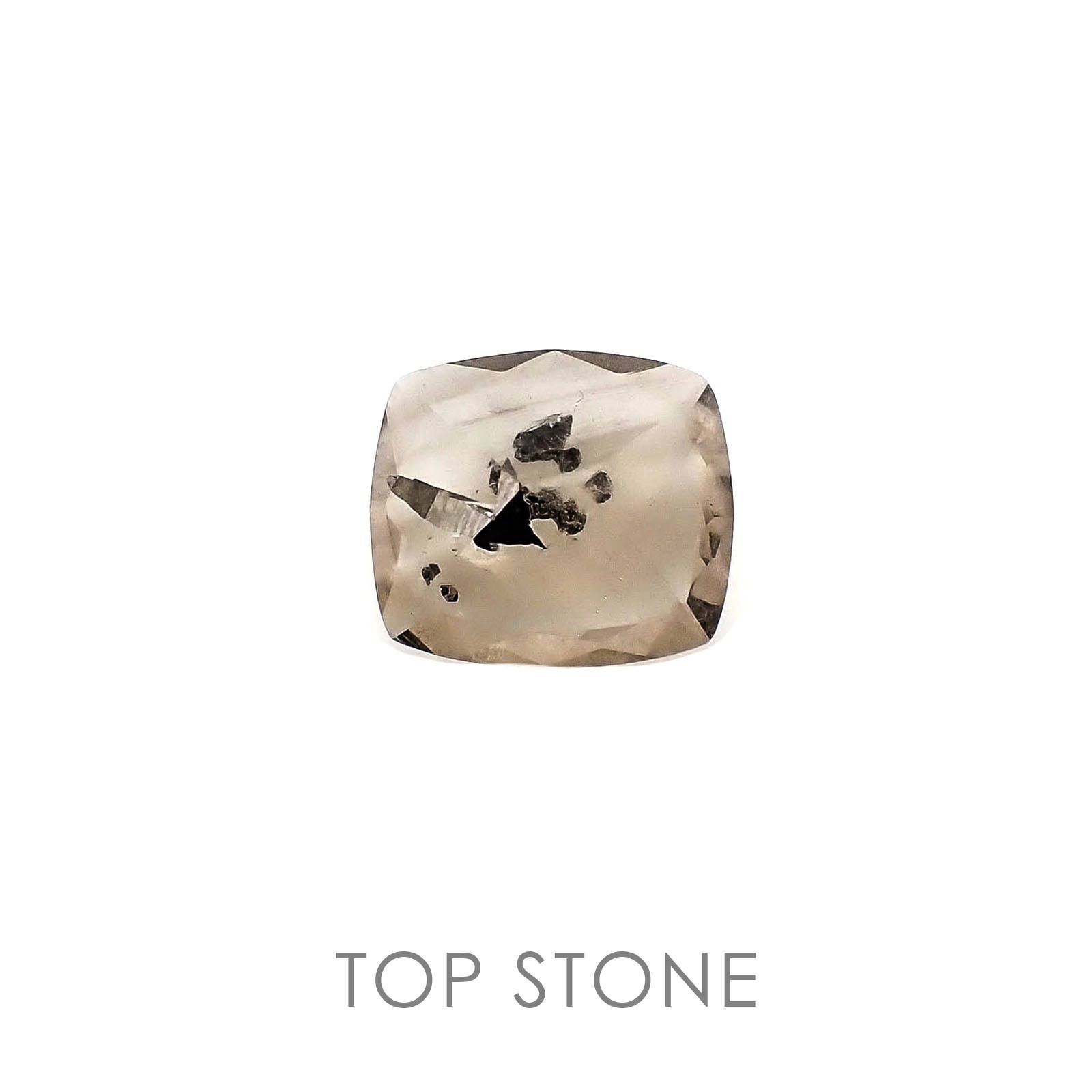 アルセノパイライトインクォーツ 中国産 ルース 5.56ct[]13.1×11.6mm前後