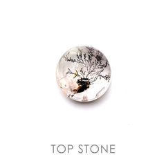 デンドリチッククォーツ ブラジル産 ルース 16.28ct[20062662]15.9×15.9mm前後
