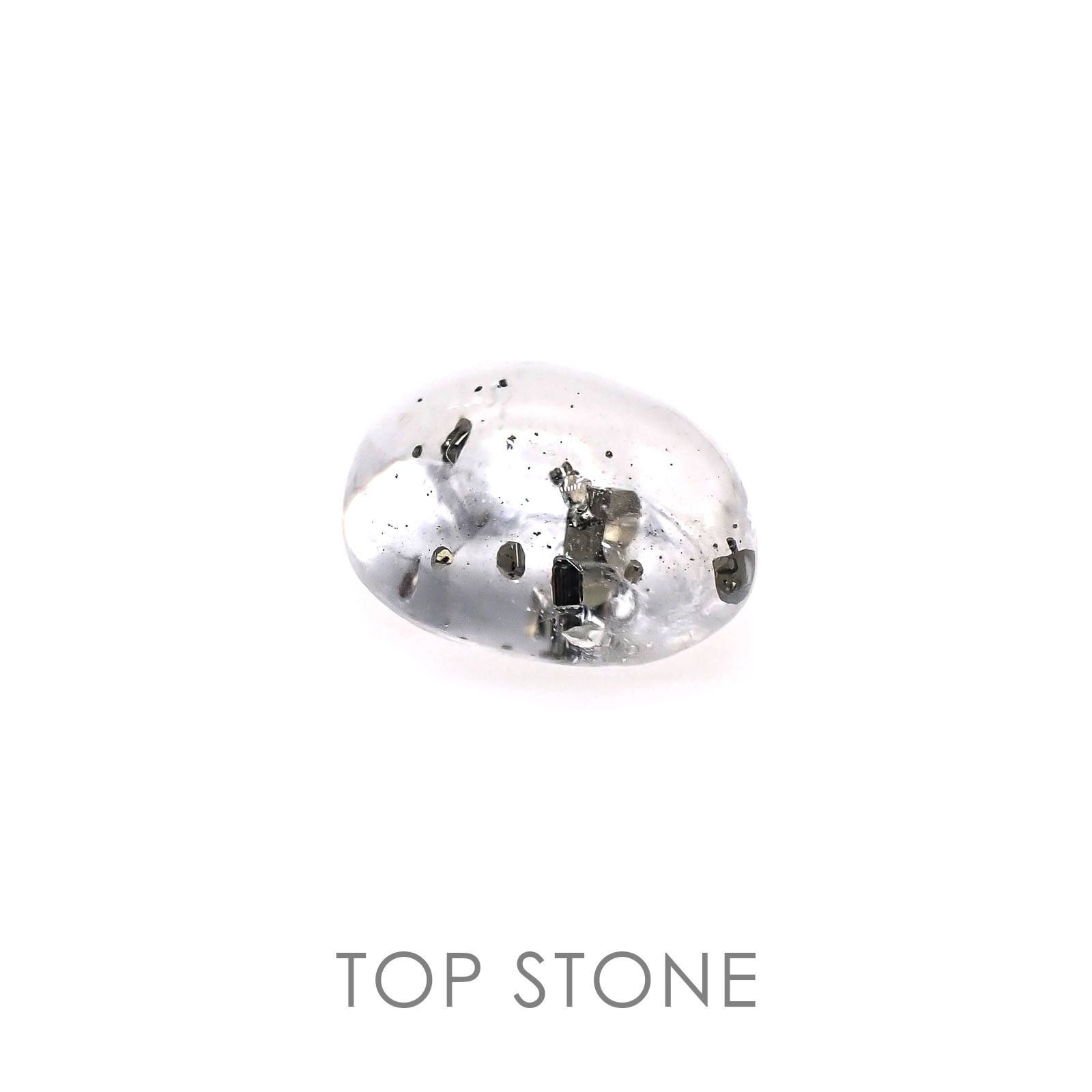 パイライトインクォーツ マダガスカル産 ルース 6.53ct[]13×10.8mm前後