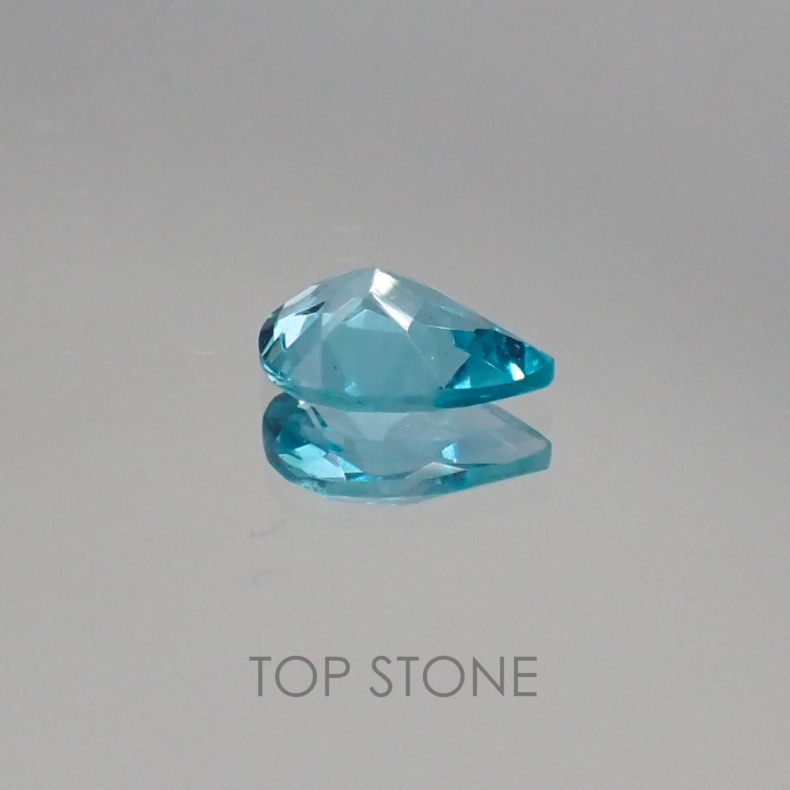 アパタイト(宝石名アパタイト) ブラジル産 0.62ct 識別済[20063388]7×5.1mm前後