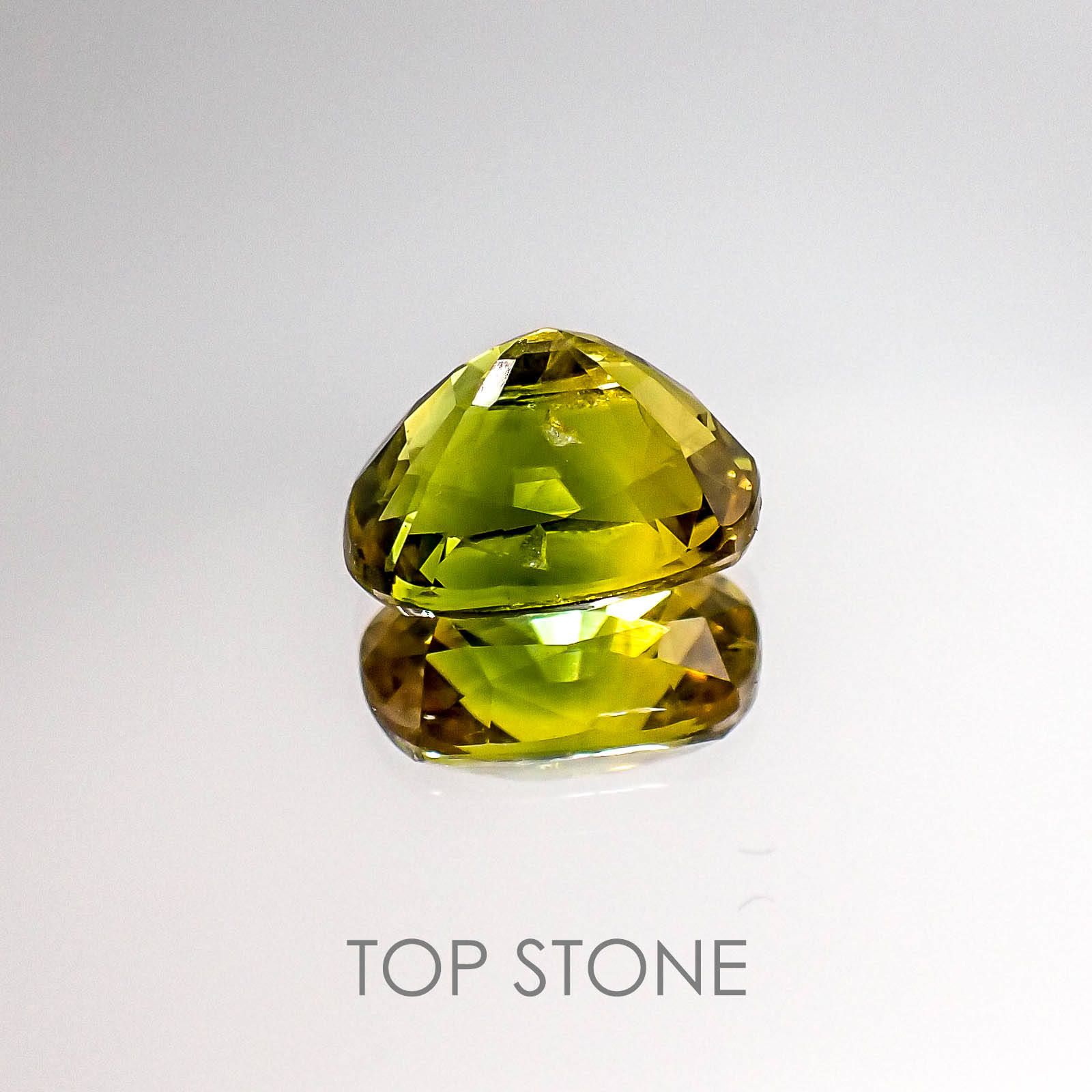 パーティカラーサファイア(宝石名パーティカラード・サファイア) タイ産 2.98ct 識別済[20063231]9.2×6.5mm前後