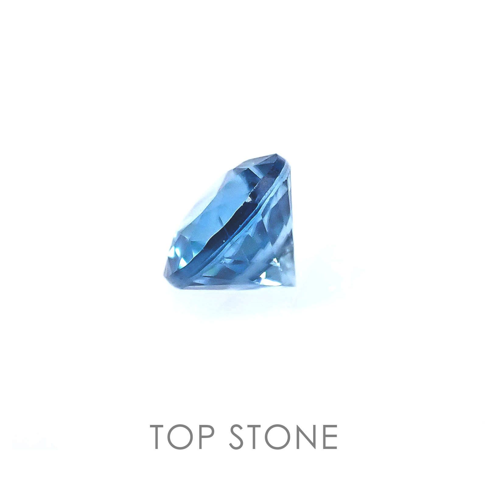 ブルージルコン カンボジア産 ルース 0.87ct[]5.1×5.1mm前後