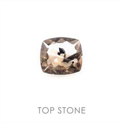 アルセノパイライトインクォーツ 中国産 ルース 5.56ct[]13.1×11.6mm前後