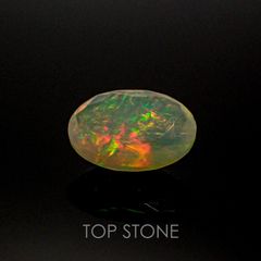 エチオピアンオパール エチオピア産 ルース 0.74ct[20062781]8.1×6.2mm前後