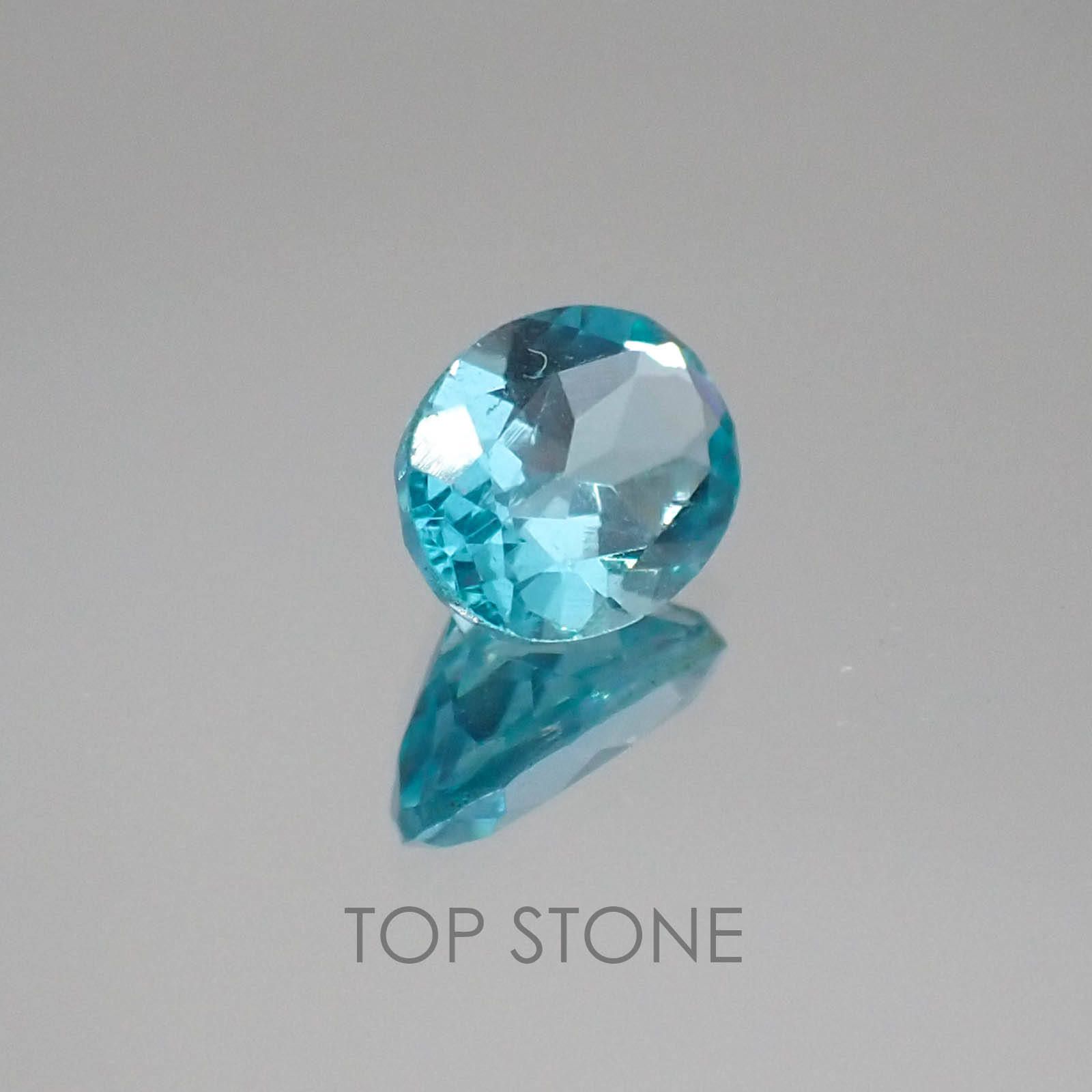 アパタイト(宝石名アパタイト) ブラジル産 0.84ct 識別済[20063384]6.9×5mm前後