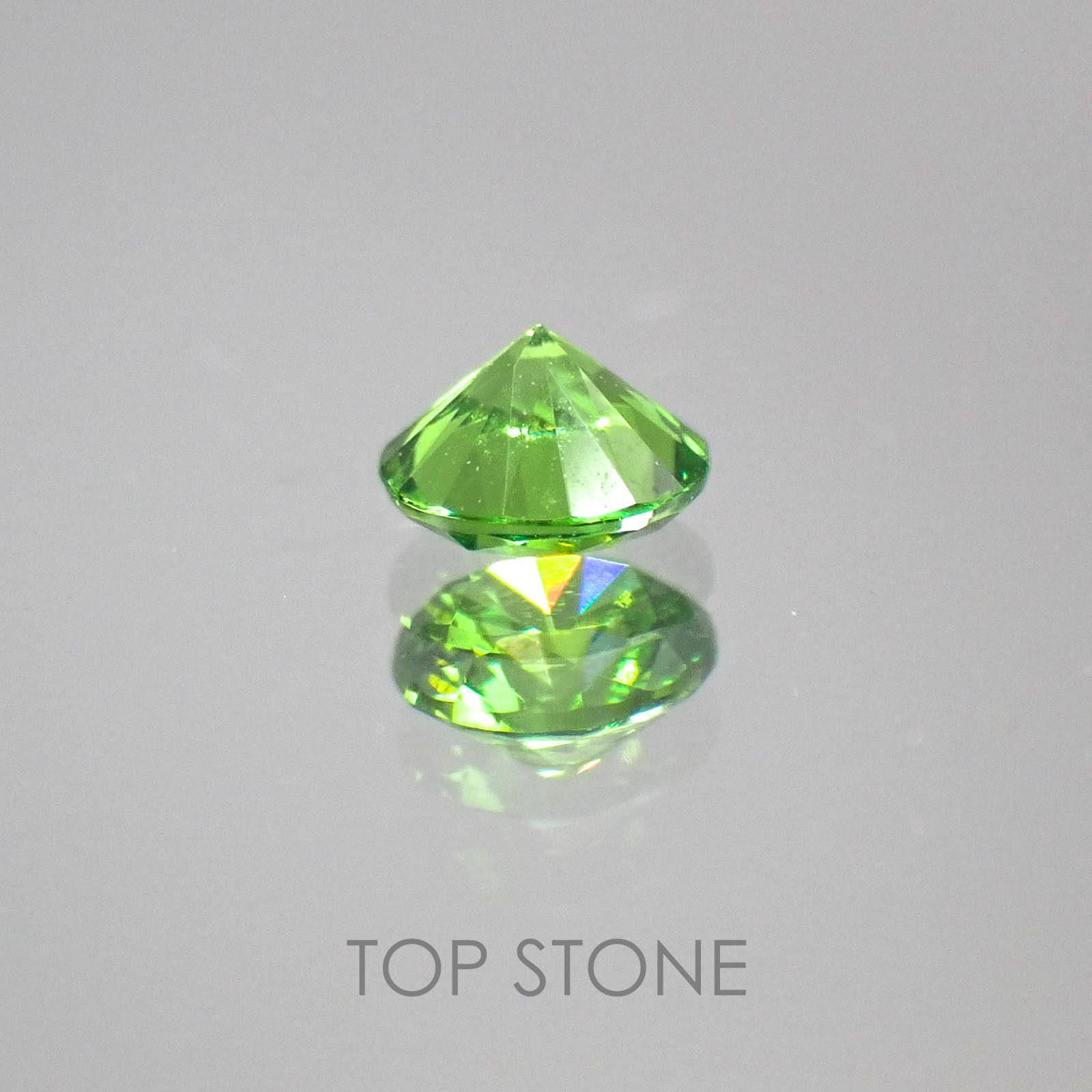 デマントイドガーネット(宝石名デマントイド・ガーネット) ロシア産 0.13ct 識別済[20063129]3×3mm前後