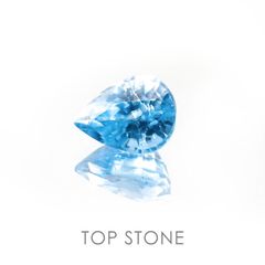 ブルージルコン カンボジア産 ルース 2.15ct[20063294]7.9×6mm前後