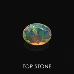 エチオピアンオパール エチオピア産 ルース 0.60ct[20062748]7.9×6mm前後