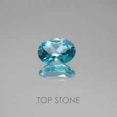アパタイト(宝石名アパタイト) ブラジル産 0.84ct 識別済[20063384]6.9×5mm前後