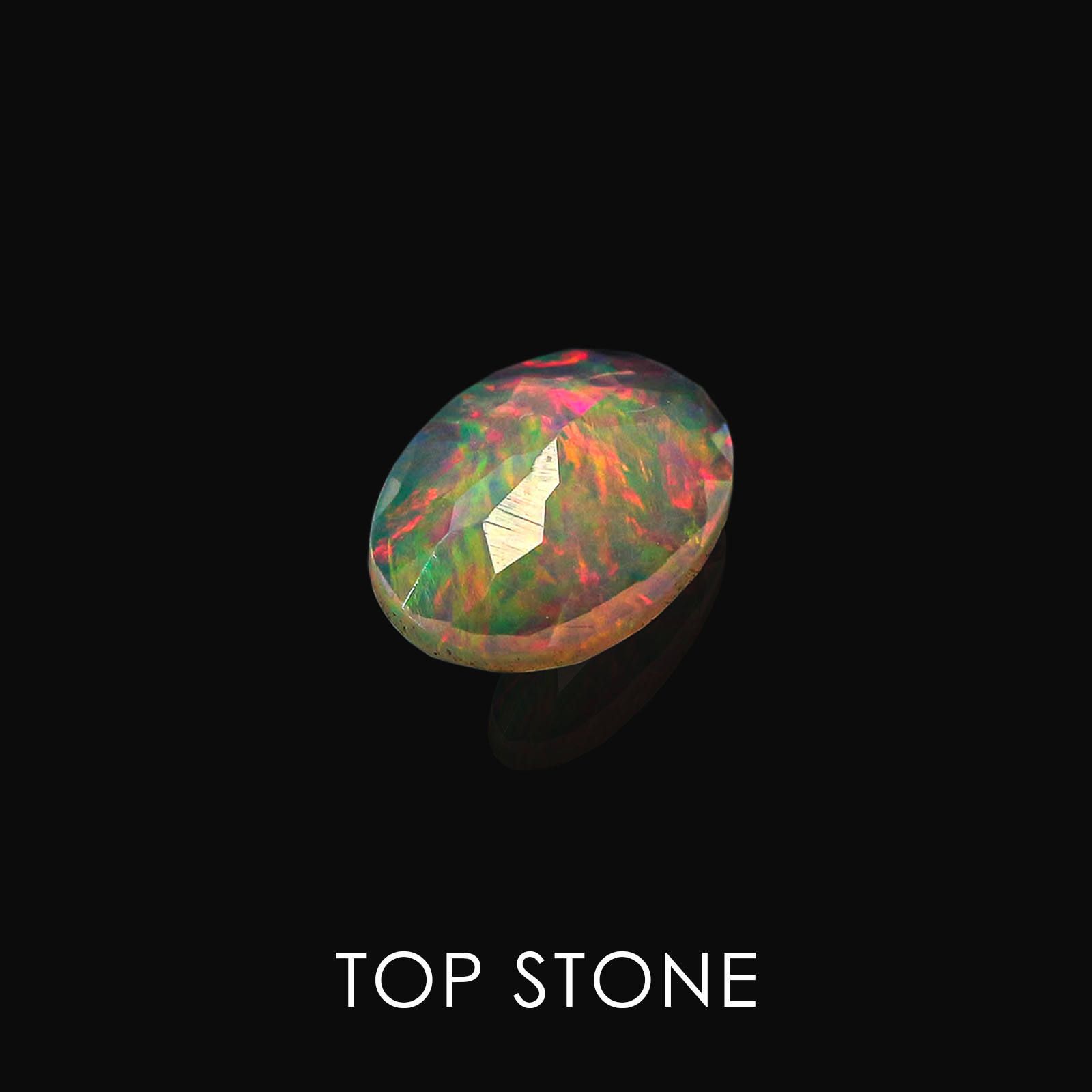エチオピアンオパール エチオピア産 ルース 0.58ct[20062762]7.9×6mm前後