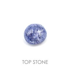 デュモルチェライトインクォーツ 南アフリカ産 ルース 3.55ct[20062930]8.8×9.7mm前後