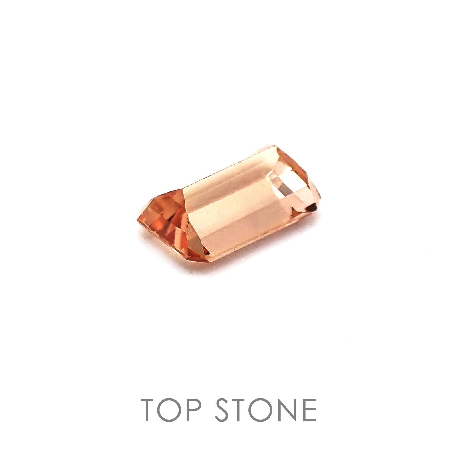 インペリアルトパーズ ブラジル産 ルース 0.81ct[]6.5×4.5mm前後