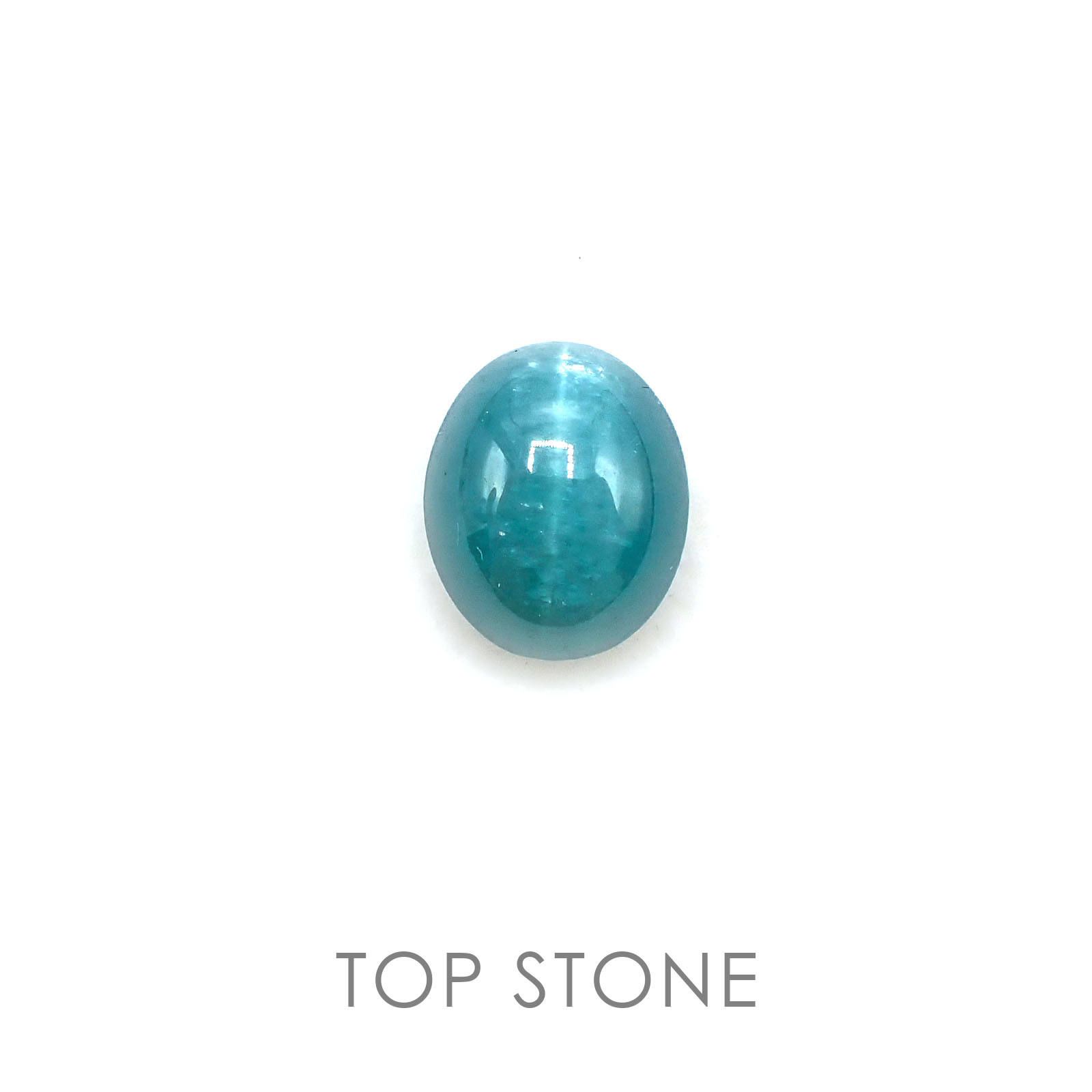 アパタイトキャッツアイ(宝石名アパタイト)マダガスカル産 6.12ct 識別済[220717093]12.2x10mm前後