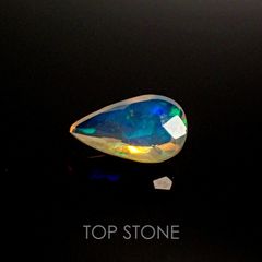 エチオピアンオパール エチオピア産 ルース 0.40ct[20062784]7.8×4.9mm前後