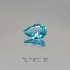 アパタイト(宝石名アパタイト) ブラジル産 0.62ct 識別済[20063388]7×5.1mm前後