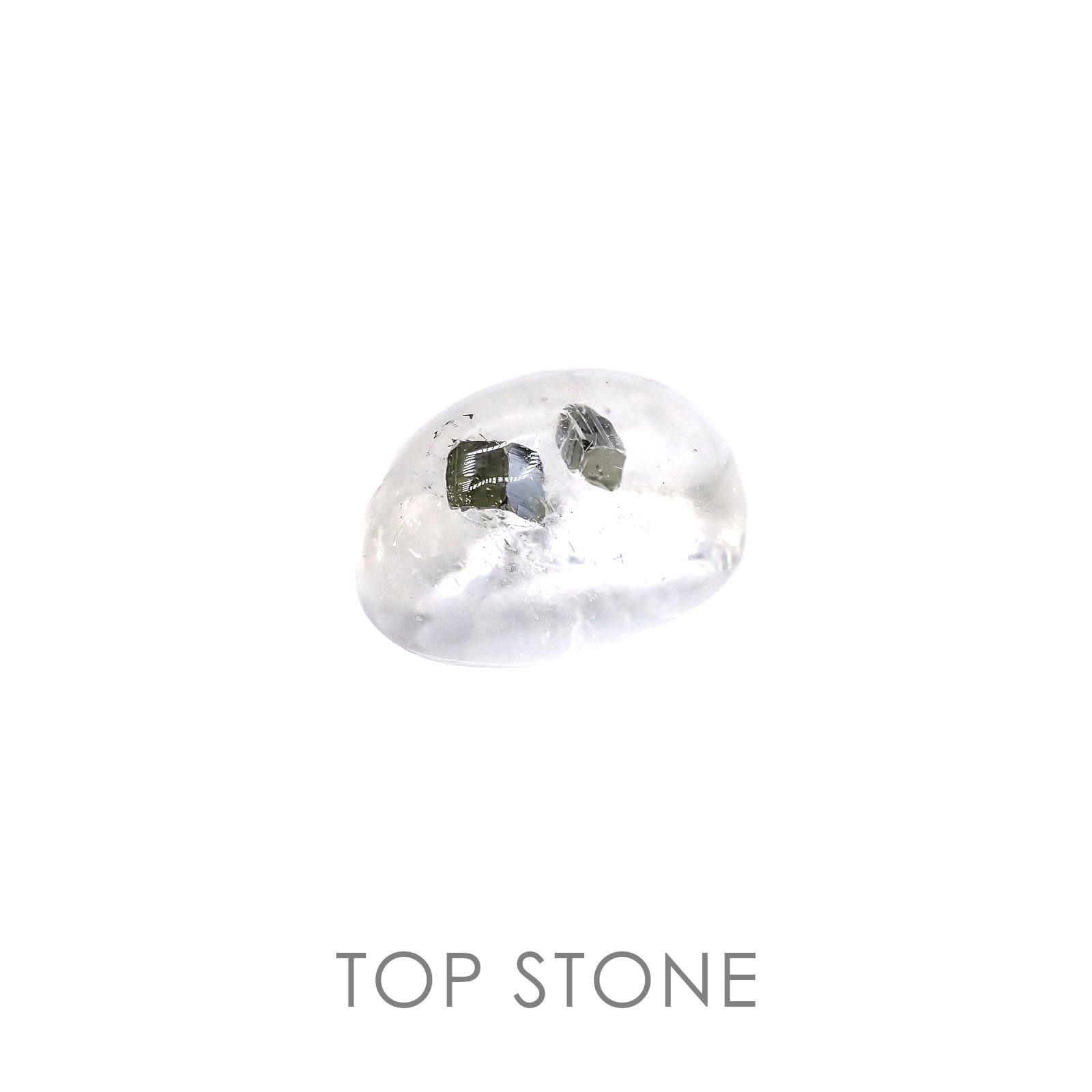 パイライトインクォーツ マダガスカル産 ルース 16.21ct[]14.3×11mm前後