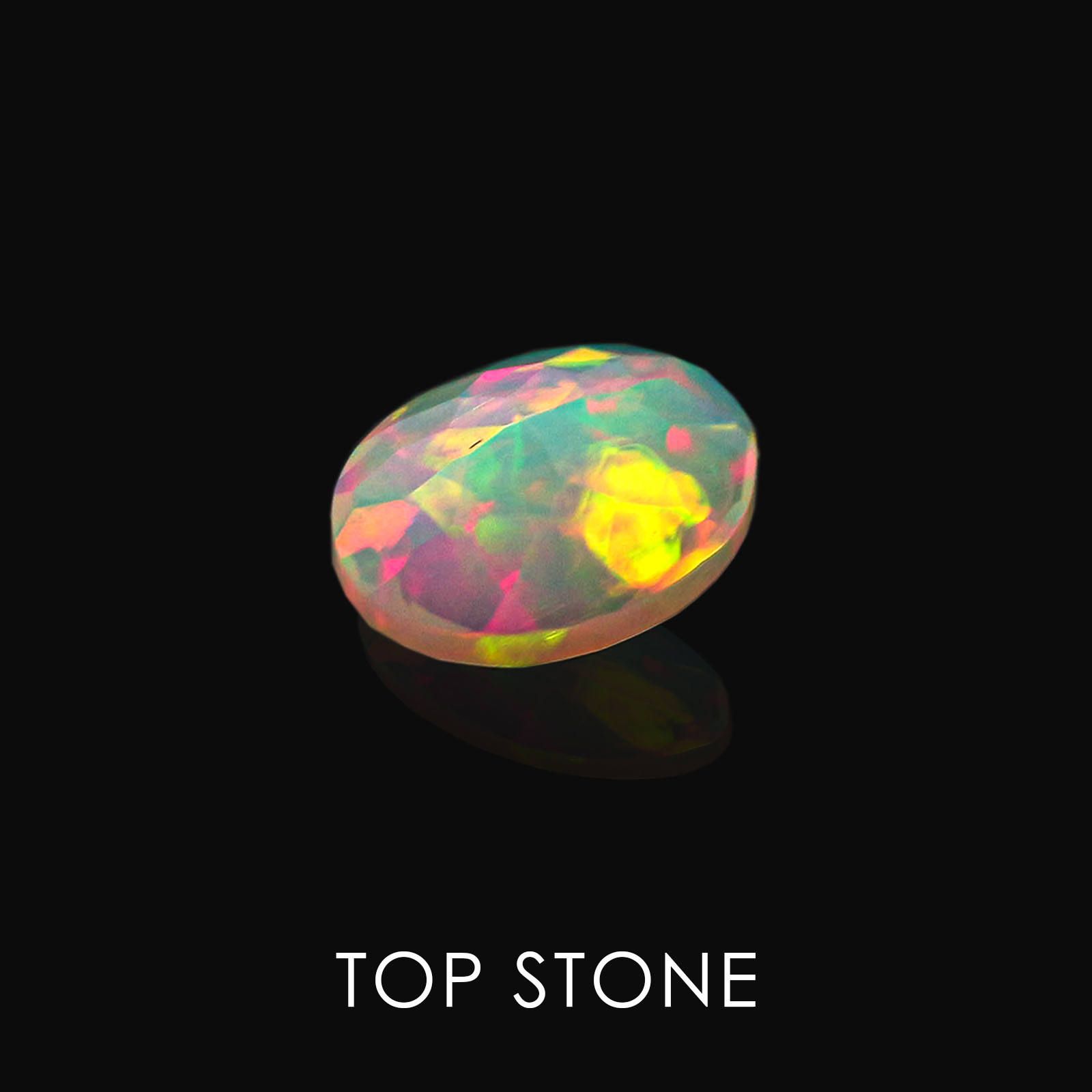 エチオピアンオパール エチオピア産 ルース 0.79ct[20062761]7.9×6.1mm前後