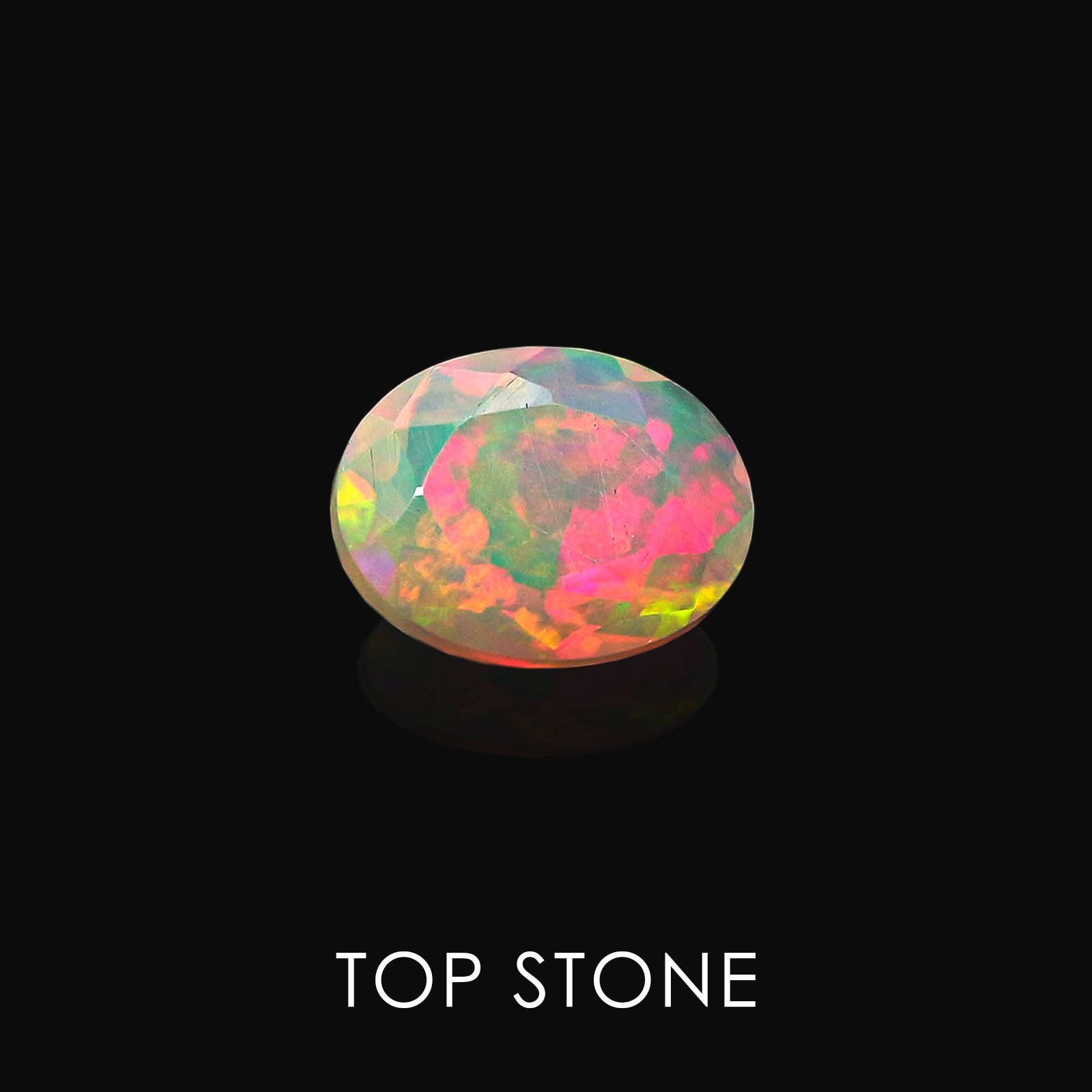 エチオピアンオパール エチオピア産 ルース 0.79ct[20062761]7.9×6.1mm前後