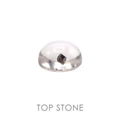 パイライトインクォーツ マダガスカル産 3.70ct[20063119]9.6×8.7mm前後