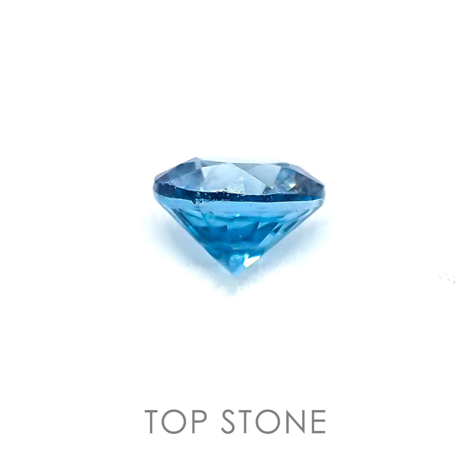 ブルージルコン カンボジア産 ルース 0.79ct[]5×5mm前後