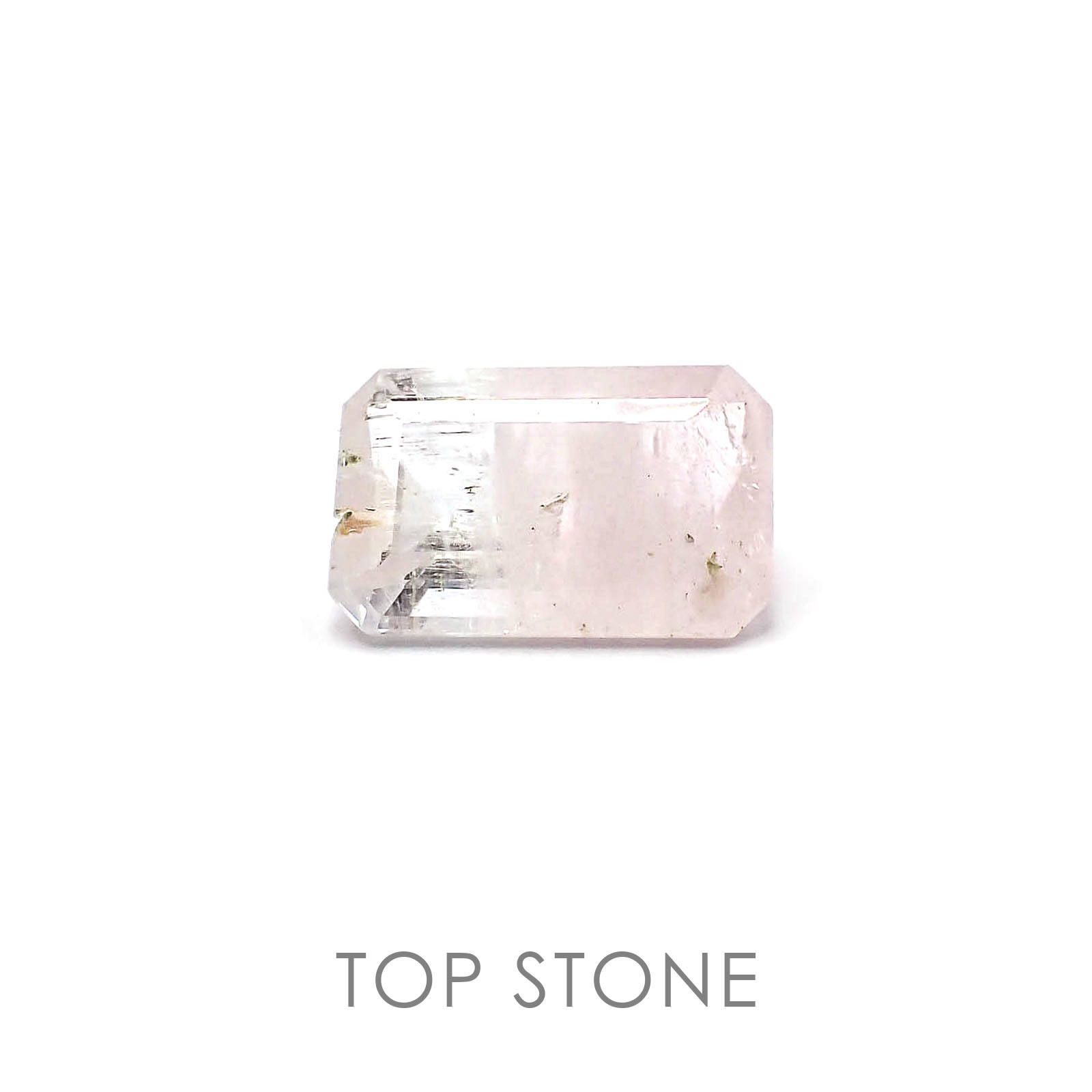 バイカラーベリル(宝石名バイカラー・ベリル) アフガニスタン産 10.03ct 識別済[20062985]17.2×10.8mm前後
