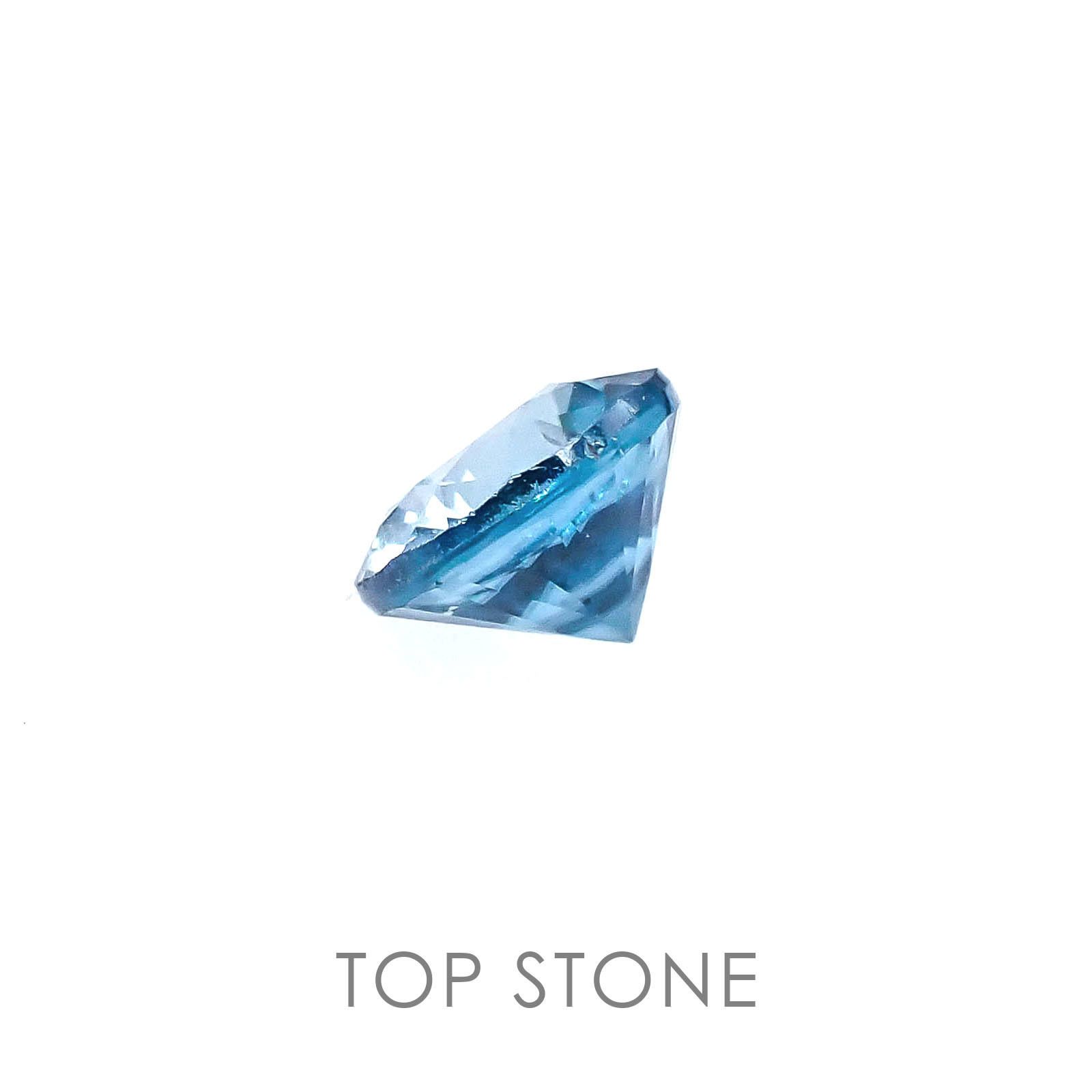 ブルージルコン カンボジア産 ルース 0.79ct[]5×5mm前後