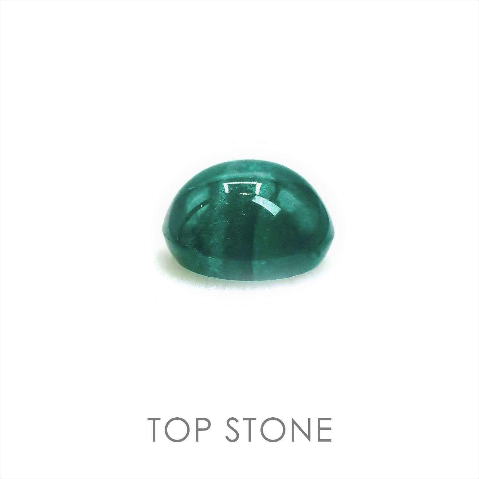 アパタイトキャッツアイ(宝石名アパタイト) マダガスカル産 6.19ct 識別済[20063164]10.9×10.9mm前後