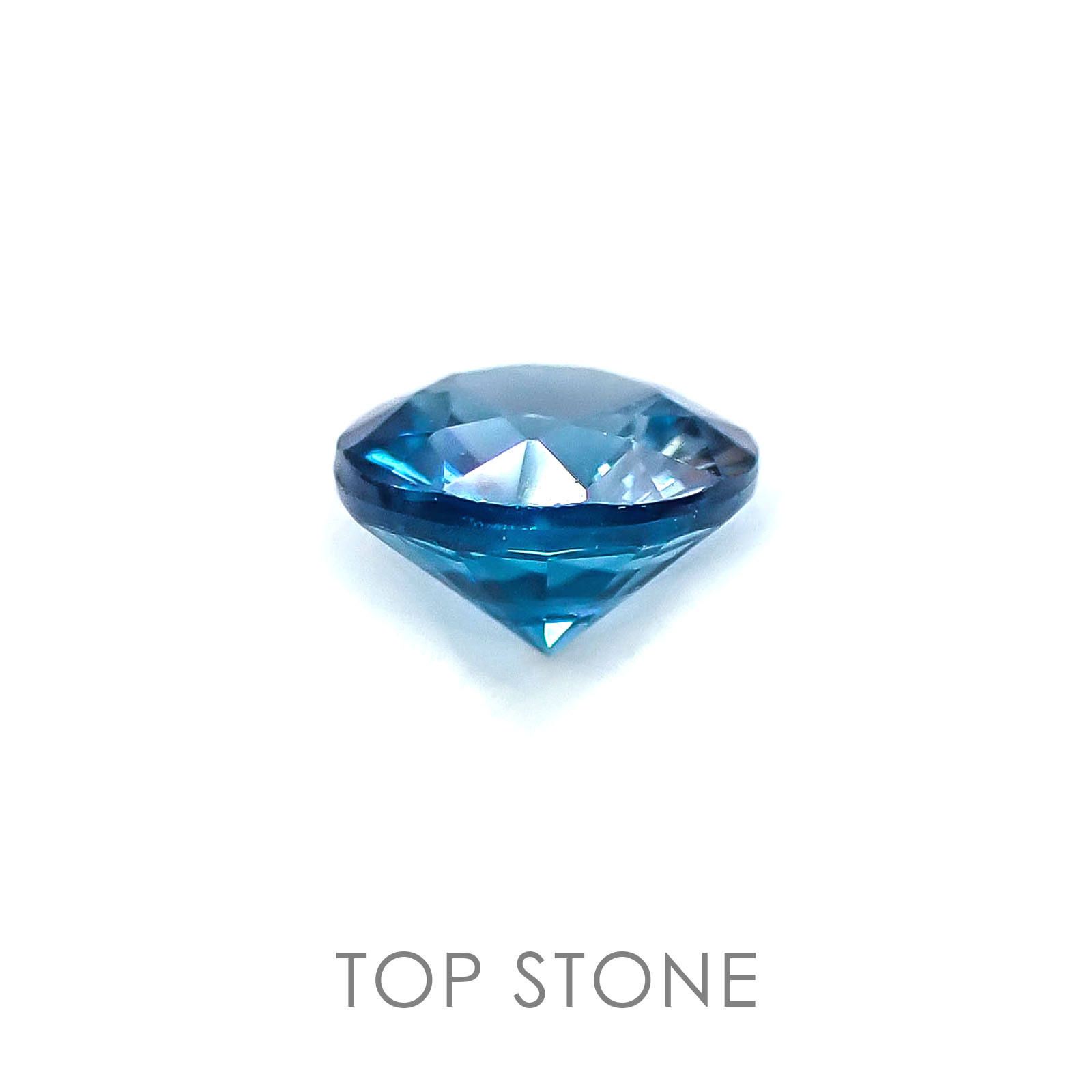 ブルージルコン カンボジア産 ルース 0.7ct[]4.9×4.9mm前後
