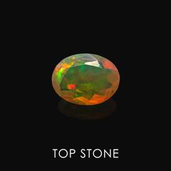 エチオピアンオパール エチオピア産 ルース 0.63ct[20062763]7.8×5.9mm前後