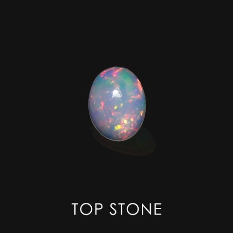 エチオピアオパール(宝石名オパール) エチオピア産 1.49ct 識別済[20063537]9×7mm前後