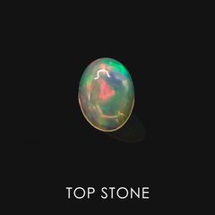 エチオピアオパール(宝石名オパール) エチオピア産 0.83ct 識別済[20063532]7.9×6.1mm前後