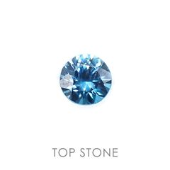 ブルージルコン カンボジア産 ルース 0.79ct[]5×5mm前後