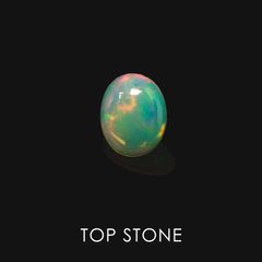 エチオピアオパール(宝石名オパール) エチオピア産 1.69ct 識別済[20063539]10.1×8.1mm前後